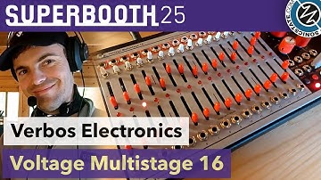 Verbos Electronics: Voltage Multistage 16 Sequencer - Superbooth 25
