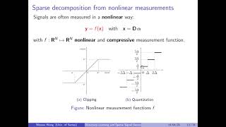 Dictionary Learning and Sparse Signal Recovery for Nonlinear Compressive Measurements