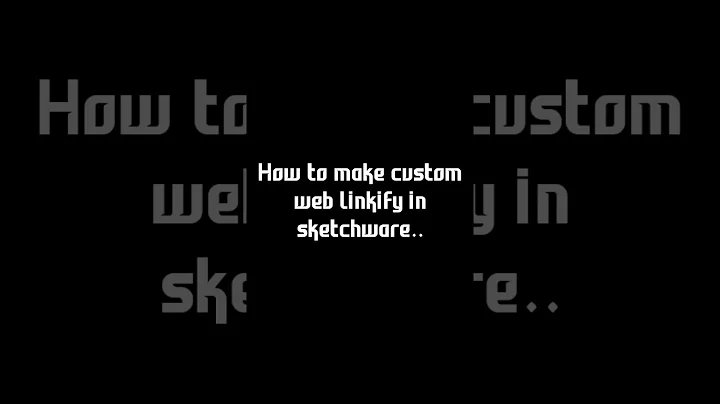[Must Know] How to make custom web linkify in sketchware.
