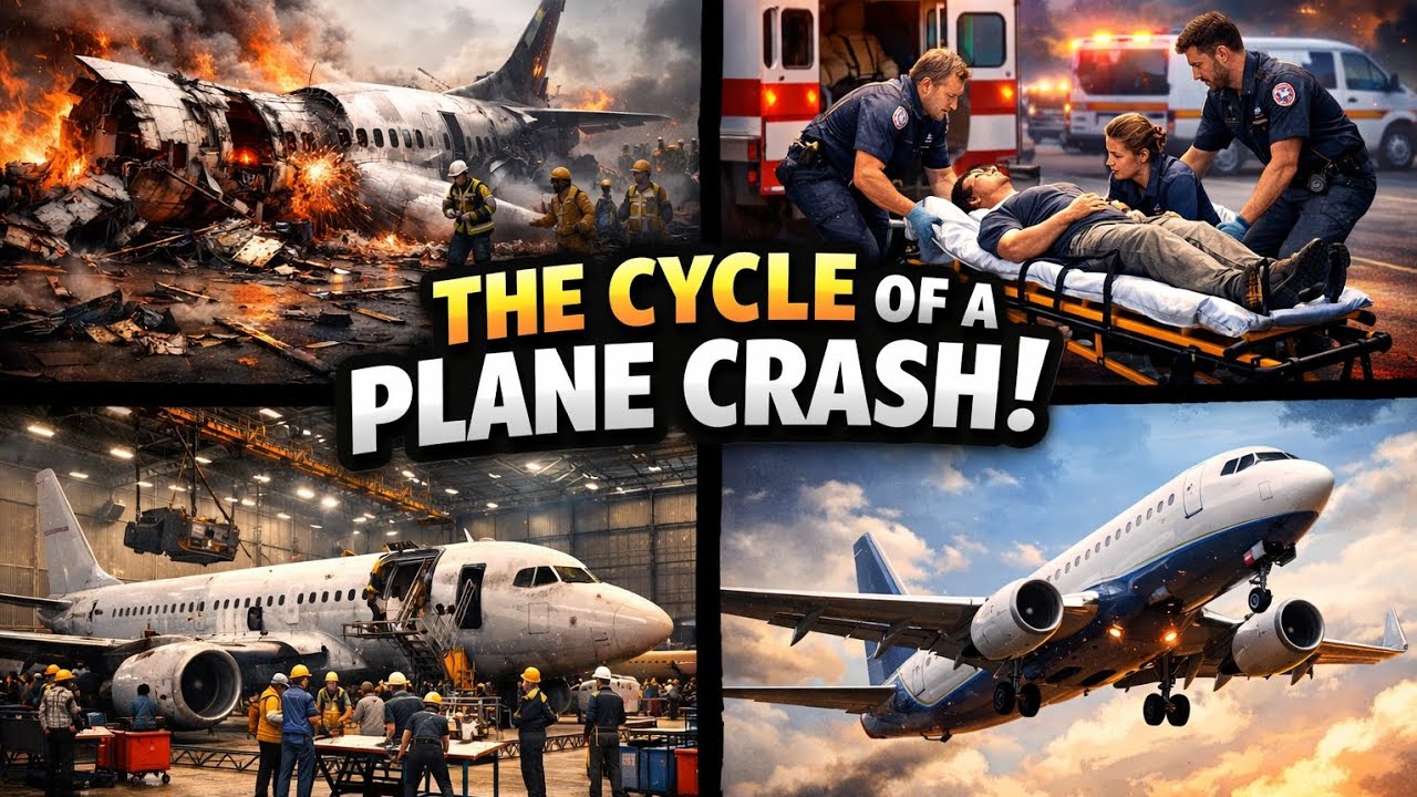Cycle Of A Plane Crash  / Animated Video / Tech Verse Media Team