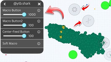 AGAR.IO MOD MENU - IOS MACRO | ZOOM |  MASTER-SPLIT-BUTTON (AGAR.IO MOBILE)