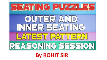 DAY 3 IBPS CLERK MAINS TRIANGULAR ARRANGEMENT SEATING ARRANGEMENT ROHIT SIR