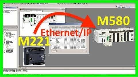 COMMUNICATION ETHERNET/IP ENTRE AUTOMATES M580 ET M221 DE SCHNEIDER ELECTRIC