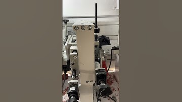 Fully automatic handless edge closure machine. Test Video #gdlrywoodworkingmachinery