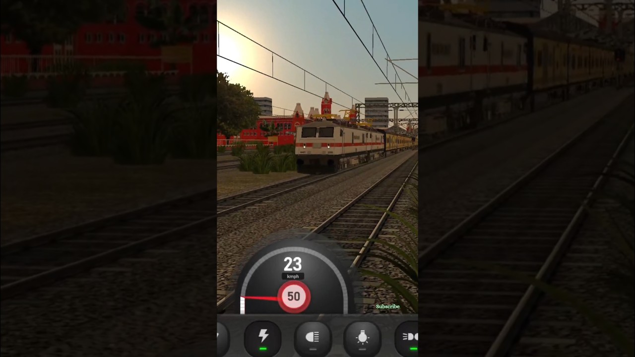 Mahraja express crossing Full video 