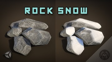 Unity Shader Graph - Rock Moss / Snow Shader Tutorial
