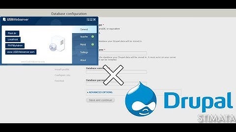 Cara Install Drupal - USBWebserver