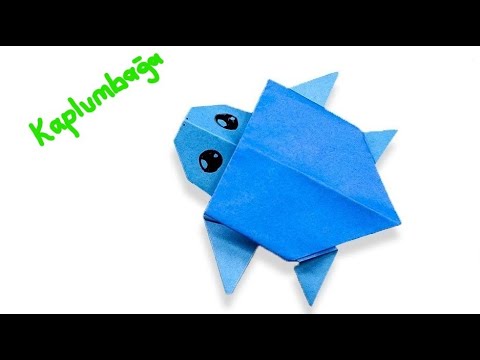 KAĞITTAN KAPLUMBAĞA YAPIMI / Origami Kaplumbağa Yapılışı