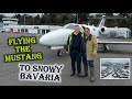 130 flying the mustang to snowy bavaria 