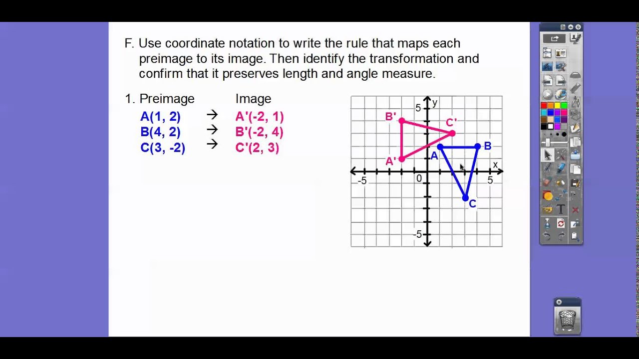 Representing and Describing Transformations - Module 19.19