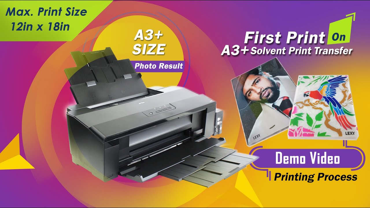 A3 Plus Print Transfer Demo Video - Creative Business For Small Budget ...