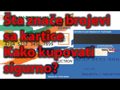 Video: Gdje je sigurnosni kod na karti i što znači