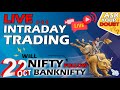 22 OCT live trading | Bank nifty live trading | nifty | Best Trading Setup | Live option trading