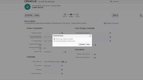 Getting Started with Oracle Big Data Cloud Service - Compute Edition (Italian)