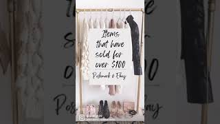 Sharing few Items/Brands that got sold for above $100 #reseller #whatsoldonposhmark #whatsold