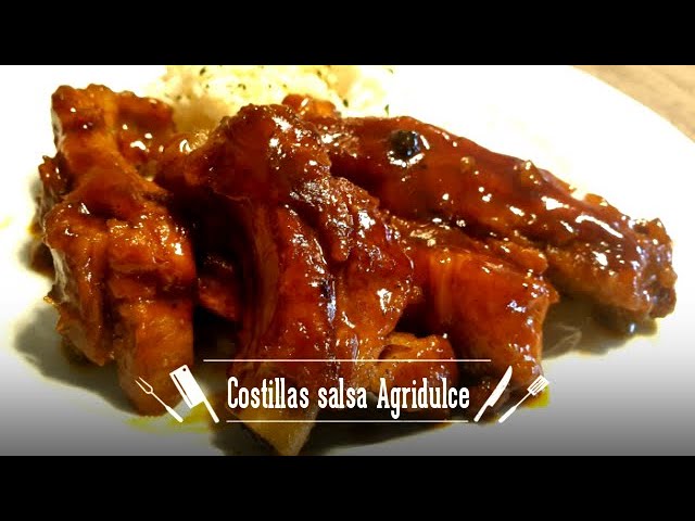 COSTILLAS EN SALSA AGRIDULCE OLLA RAPIDA ( CUCODAMORE) - YouTube