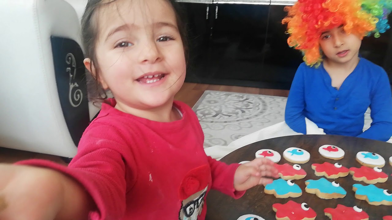 Şeker hamurundan balık kurabiye YouTube