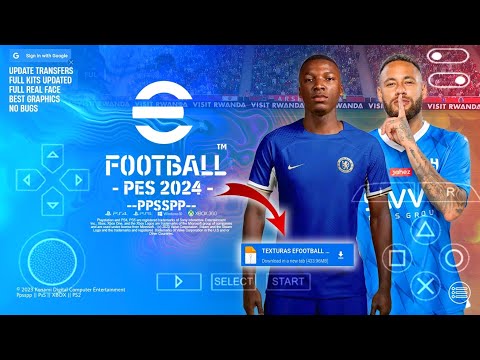 Download PES PPSSPP 2023 Mod eFootball Update All Kits And Best