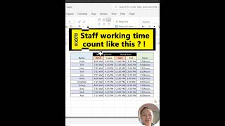 How to calculate employee working hours?!