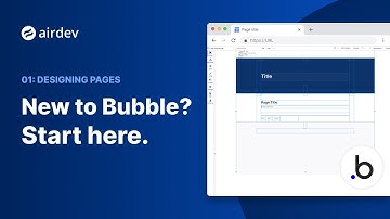 Bubble.io for Beginners: Designing pages [1/12]