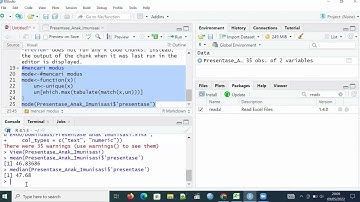 Pengenalan Aplikasi R-Studio | Praktikum Statistika