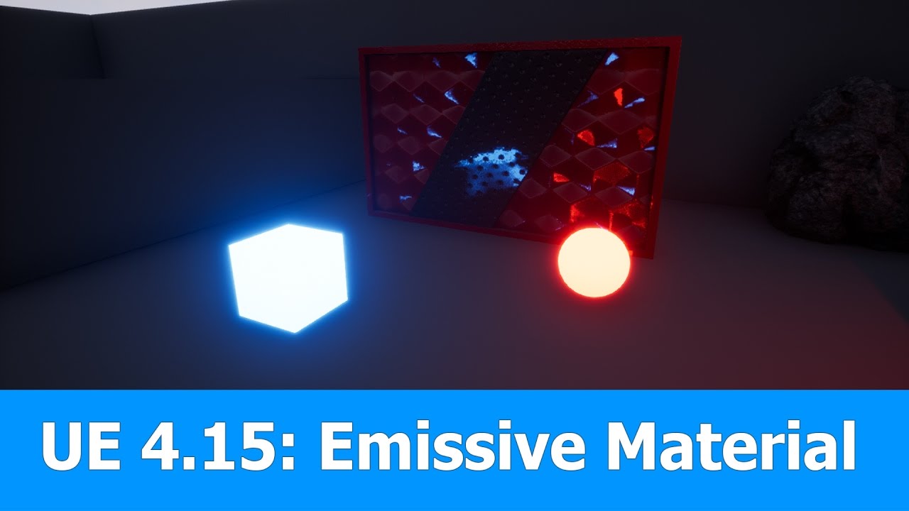 Unreal Engine 4 Emissive Material -