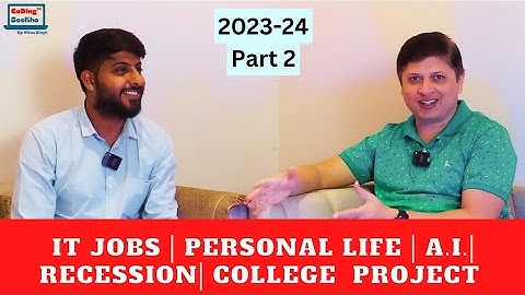 Talk with Saurabh Shukla Sir Part-2| Recession | College Project | IT Jobs | Vikas Singh Sir