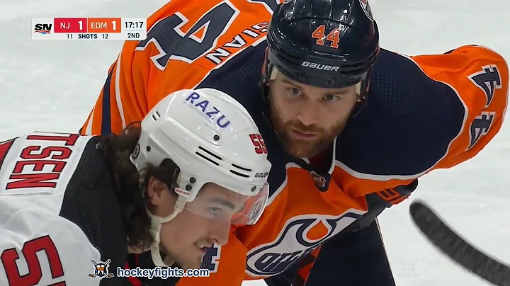 Mason Geertsen vs Zack Kassian Mar 19, 2022