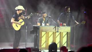 Luke Bryan, Randy Houser & Dustin Lynch "Sugar" Cover Bonner Springs KS 6/19/15