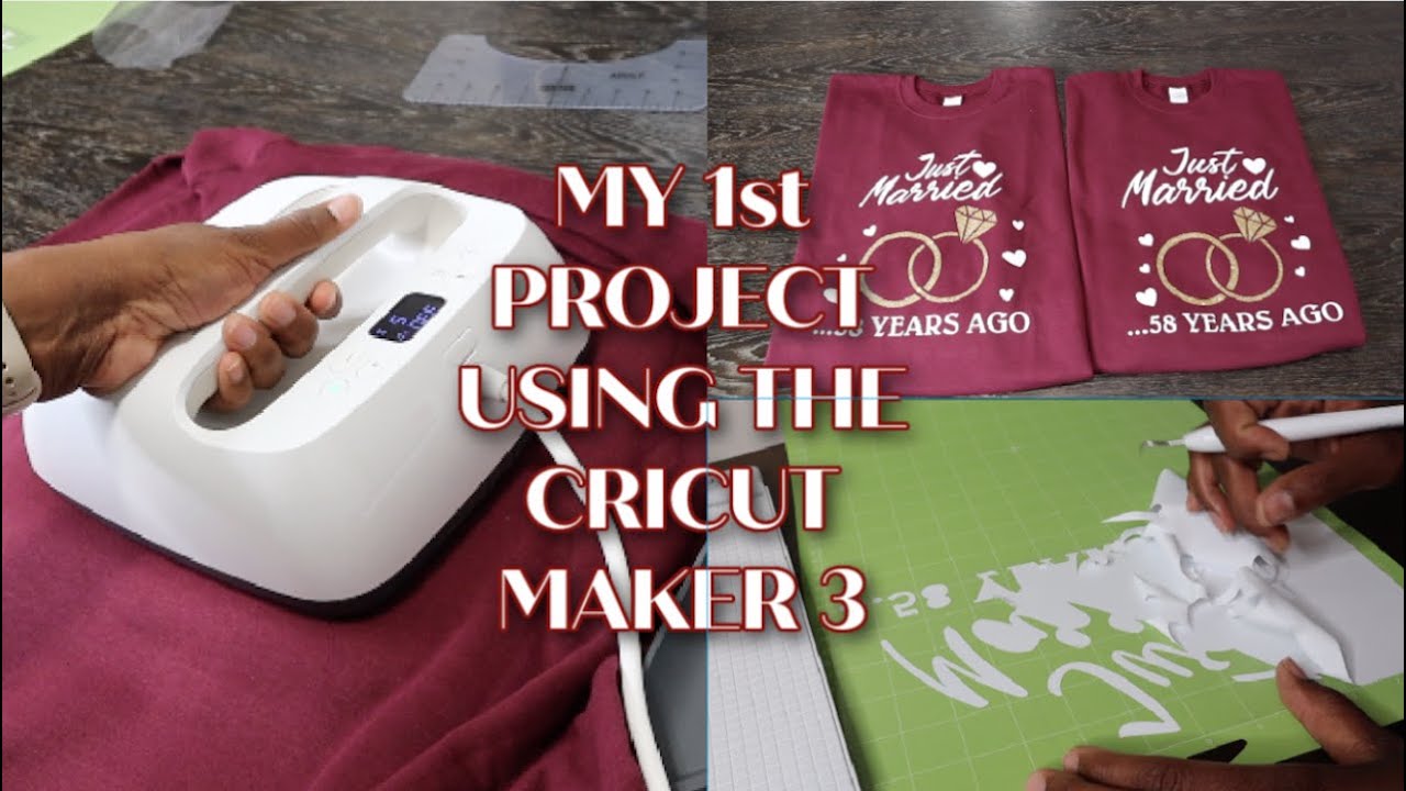 My 1st Cricut Maker 3 Project HOW TO CUT & APPLY CRICUT VINYL YouTube