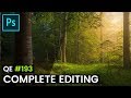 Dreamy forest landscape editing in photoshop cc 2019  qe 193