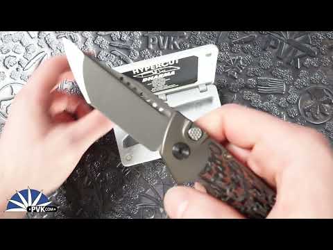Hypercut Manufacturing Dharma Auto, 2-Tone S45VN Blade, Bronze Anodized Titanium Handle
