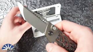 Hypercut Manufacturing Dharma Auto, 2-Tone S45VN Blade, Bronze Anodized Titanium Handle