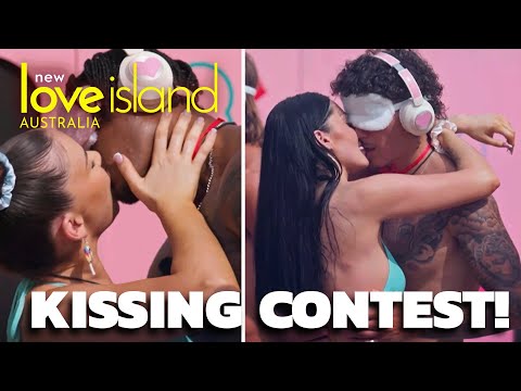 Islanders Take Part In A Steamy Kissing Contest Love Island Australia 2025