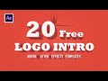 20 Animation for Adobe After Effects Logo Intro Templates Free