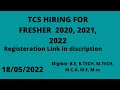 TCS off campus hiring for fresher  2020 2021 2022 | Education Analysist
