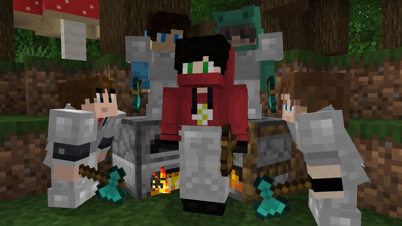 Minecraft Speedrunner VS 4 Hunters GRAND FINALE