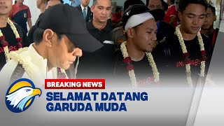 SKUAD GARUDA MUDA TIBA DI TANAH AIR