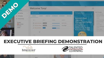 Brainier LMS Executive Briefing Demonstration