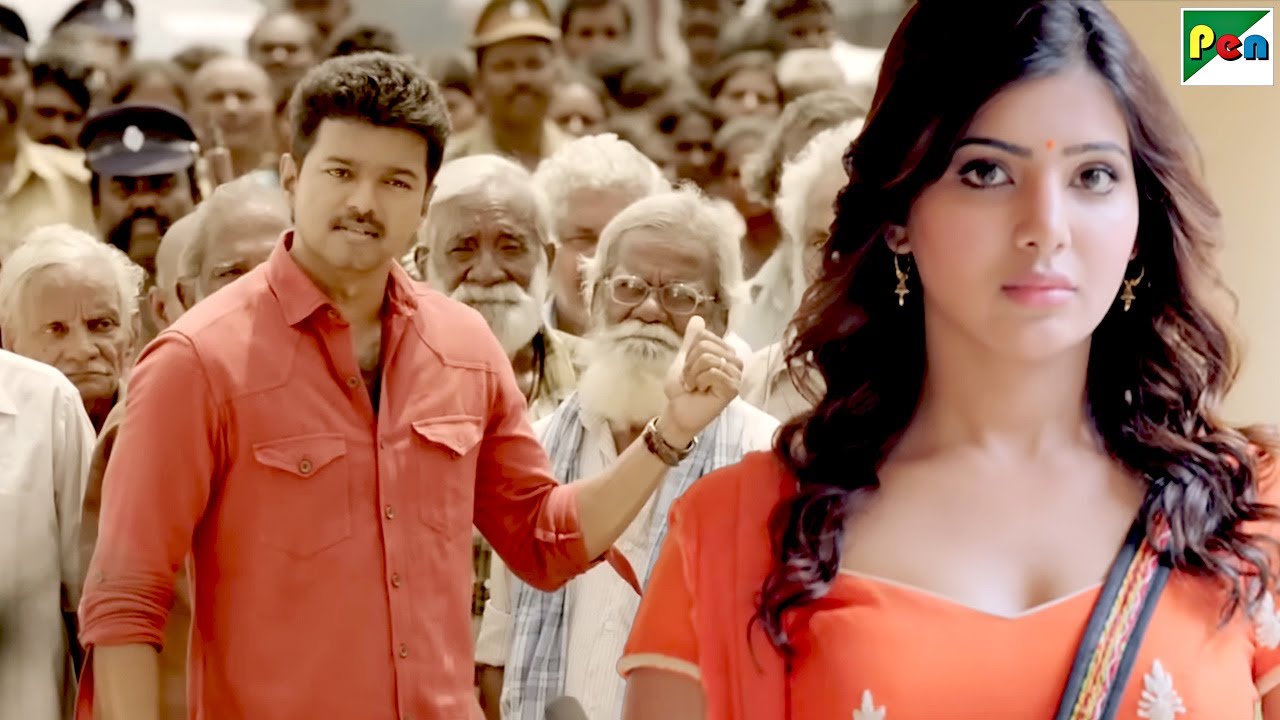 Vijay ने पानी के लिए तरसते किसानो के हक़ के लिए लड़ी ज़बरदस्त लड़ाई - Samantha - Khakhi Aur Khiladi