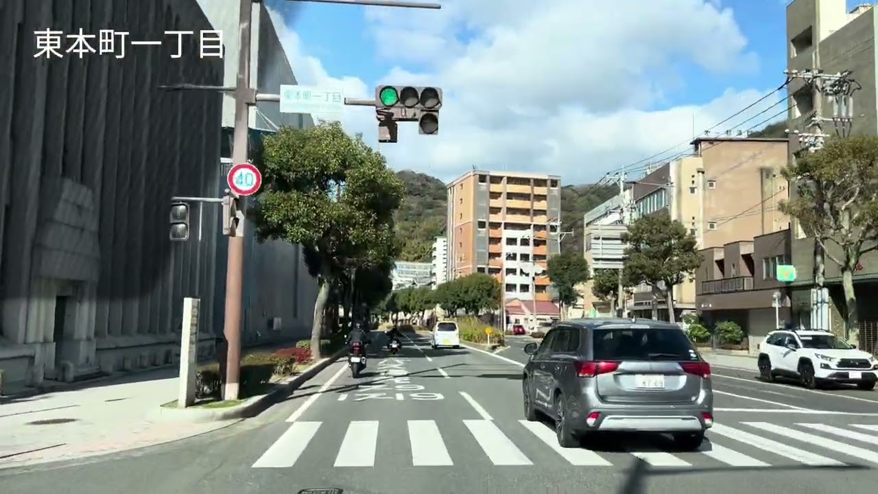 【北九州市門司区】清滝一丁目〜桟橋通り〜和布刈〜大久保二丁目