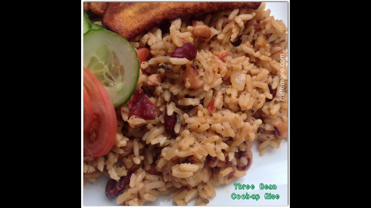 Vegetarian Three Bean Cook-up Rice - YouTube