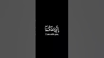 قال لا تخافا ॥ القارئ شريف مصطفى- كروما شاشة سوداء