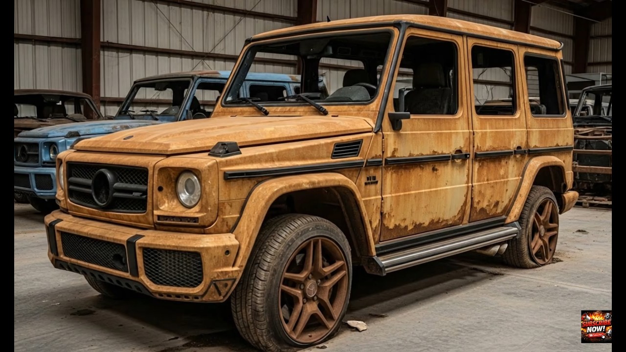 Oddly Satisfying We Rescued Luxury Mercedes Benz AMG G800 Brabus |  ASMR Car Restoratiom
