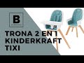 TRONA TIXI 2 EN 1 DE KINDERKRAFT/Trona bebé/Trona Kinderkraft /Blw /Trona de madera/#tiendasbambinos