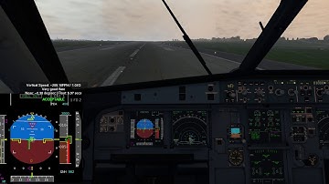 X Plane 11.51r1 - Airbus A321 - Flight Path Vector in action