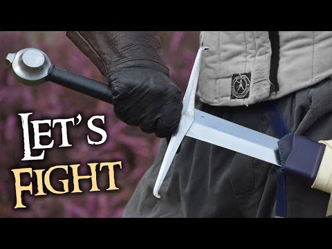 HEMA longsword fighting