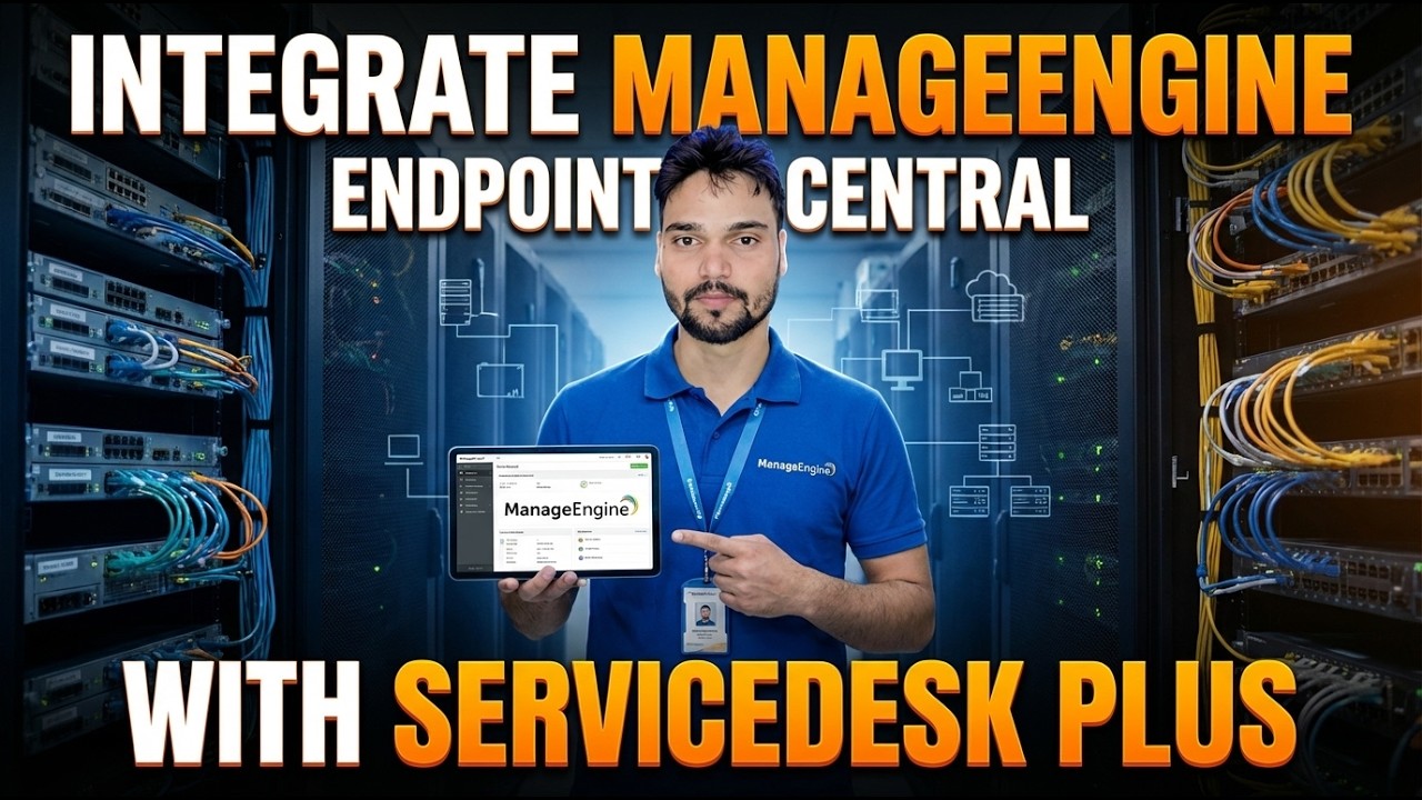 Intigrate manageEngine endpoint central with servicedesk plus - YouTube