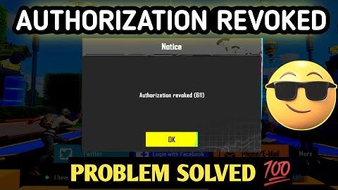 Authorization Revoked | Problem Solved With One And Easy Step 😍