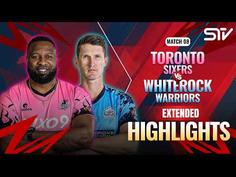 Full Match Highlights | Toronto Sixers Vs White Rock Warriors | M 8 | Canada Super 60 2026 | ZQ1J